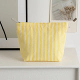 Striped Makeup Bag