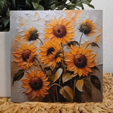5x5 Sunflower Block