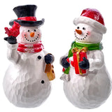 Snowman w/ Bird