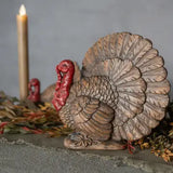 7.5" Brown & Red Tabletop Turkey