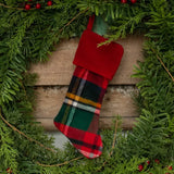8" Tartan Christmas Stocking
