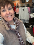 Sherpa Vest w/ Side Bows