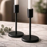 Black Taper Candle Holder