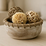 Jute Wooden Bowl