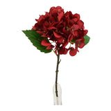 13" Red Hydrangea Head