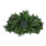 Mixed Pine Centerpiece w/ Candle Holder