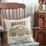 Fresh Picked Pumpkin Pillow 18x18