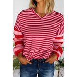 Striped Shoulder Tee