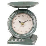 Vintage Blue Scale Clock