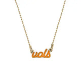 TN Vols Script Necklace