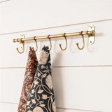Antiqued Brass Metal Wall Hook
