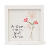 Warm Hugs Mom Framed Sign