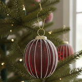 Red Pearl Sphere Ornament