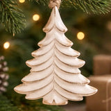 Clear Enamel Tree Ornament
