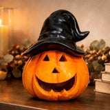 Black Hat Spooky Pumpkin