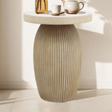 Round Wood Table