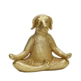 7" Gold Yoga Dog